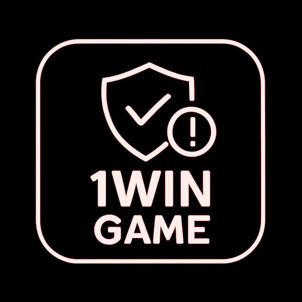 A badge symbolizing 1Win Game fraud prevention measures.