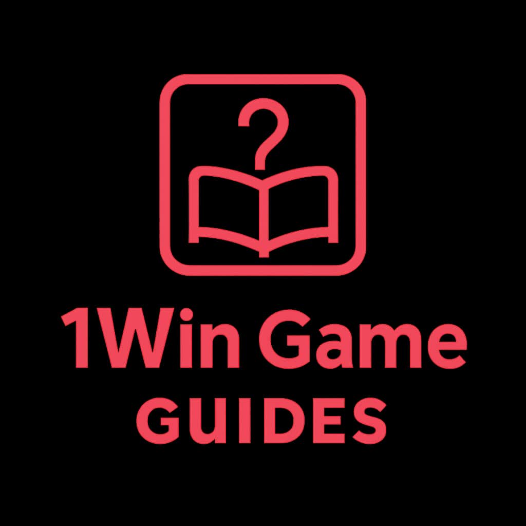 Icon representing 1Win Game Guides with '1Win Game' text.
