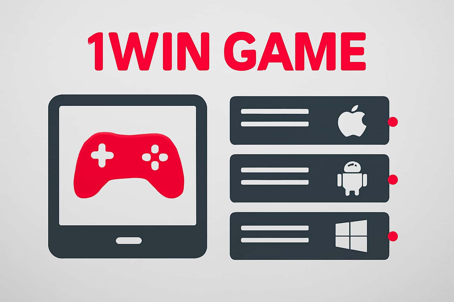 An informative scene showcasing the features of the 1Win Game platform.