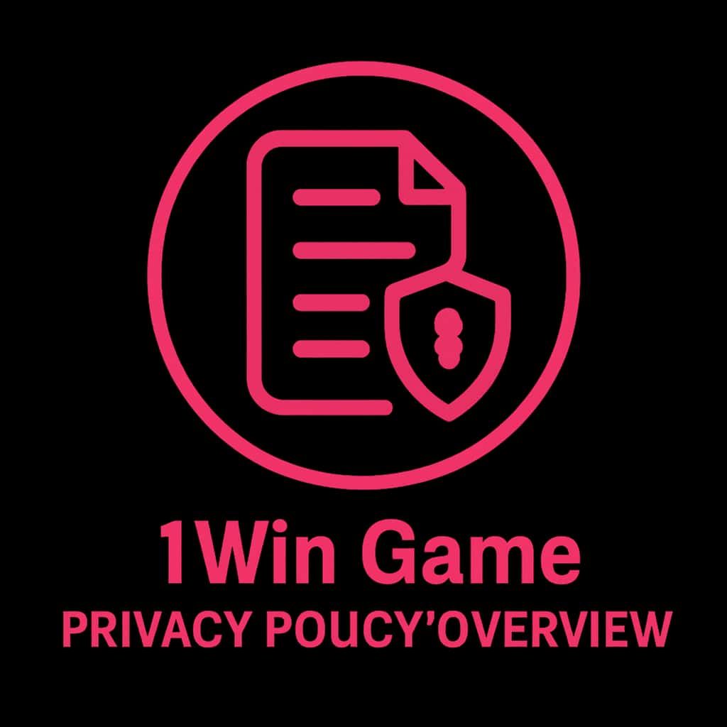 Icon representing 1Win Game Privacy Policy Overview.