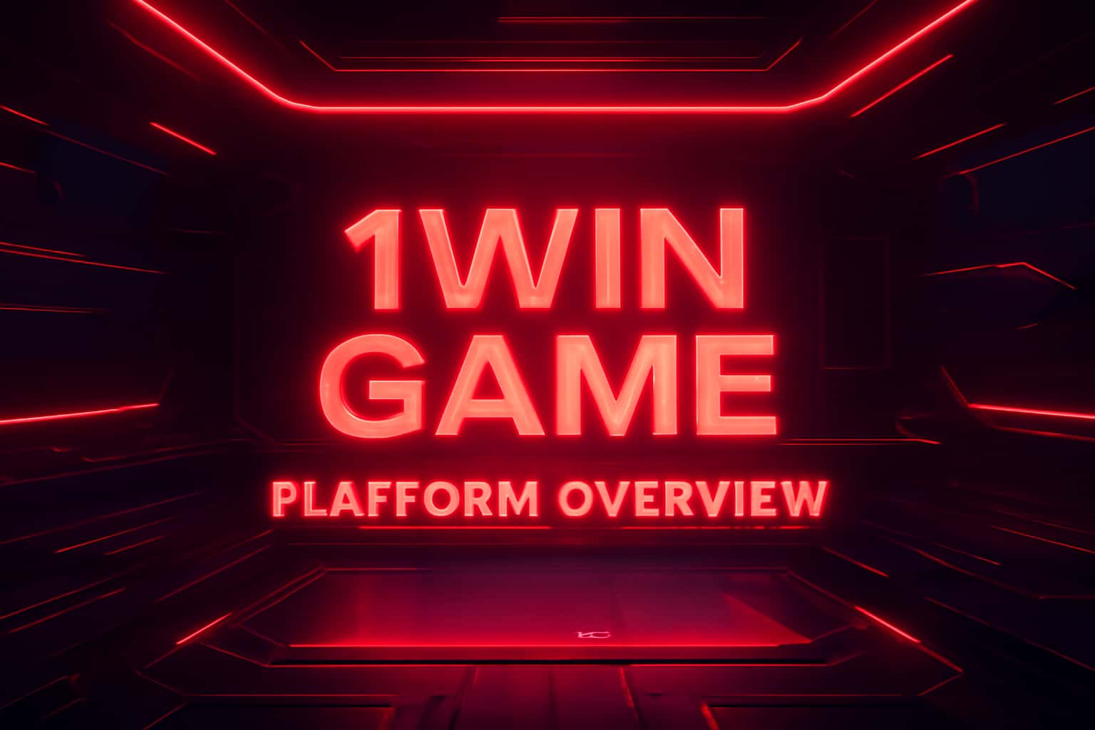 Futuristic gaming platform background