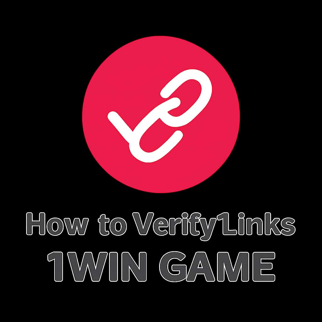 An icon representing the verification of 1Win Game links.