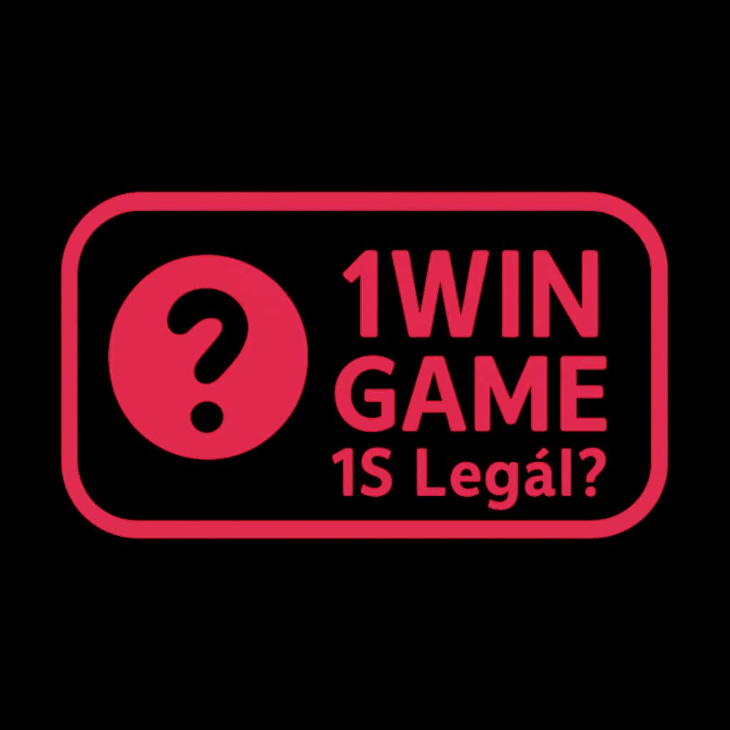 A professional icon representing the 1Win Game legality query.