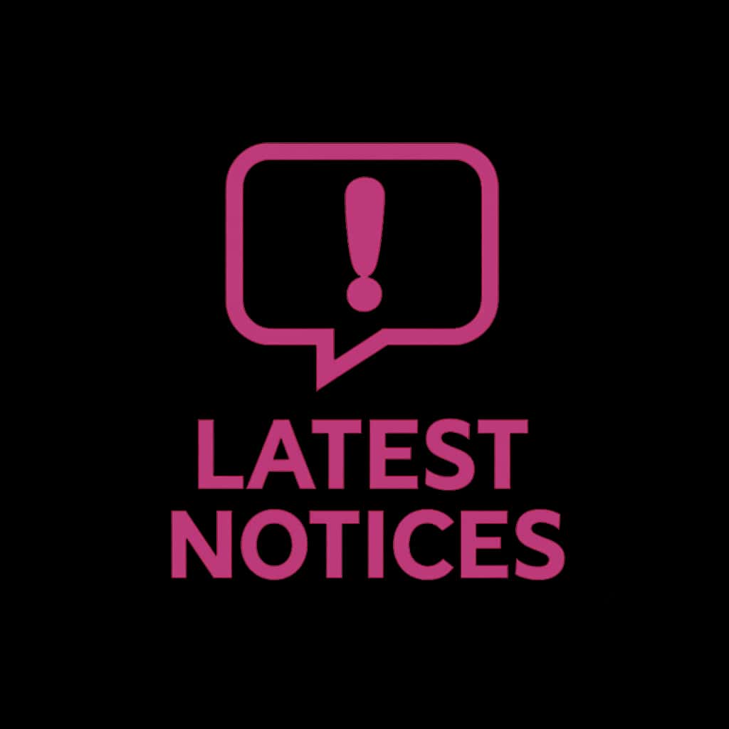 A badge representing Latest 1Win Game Notices.