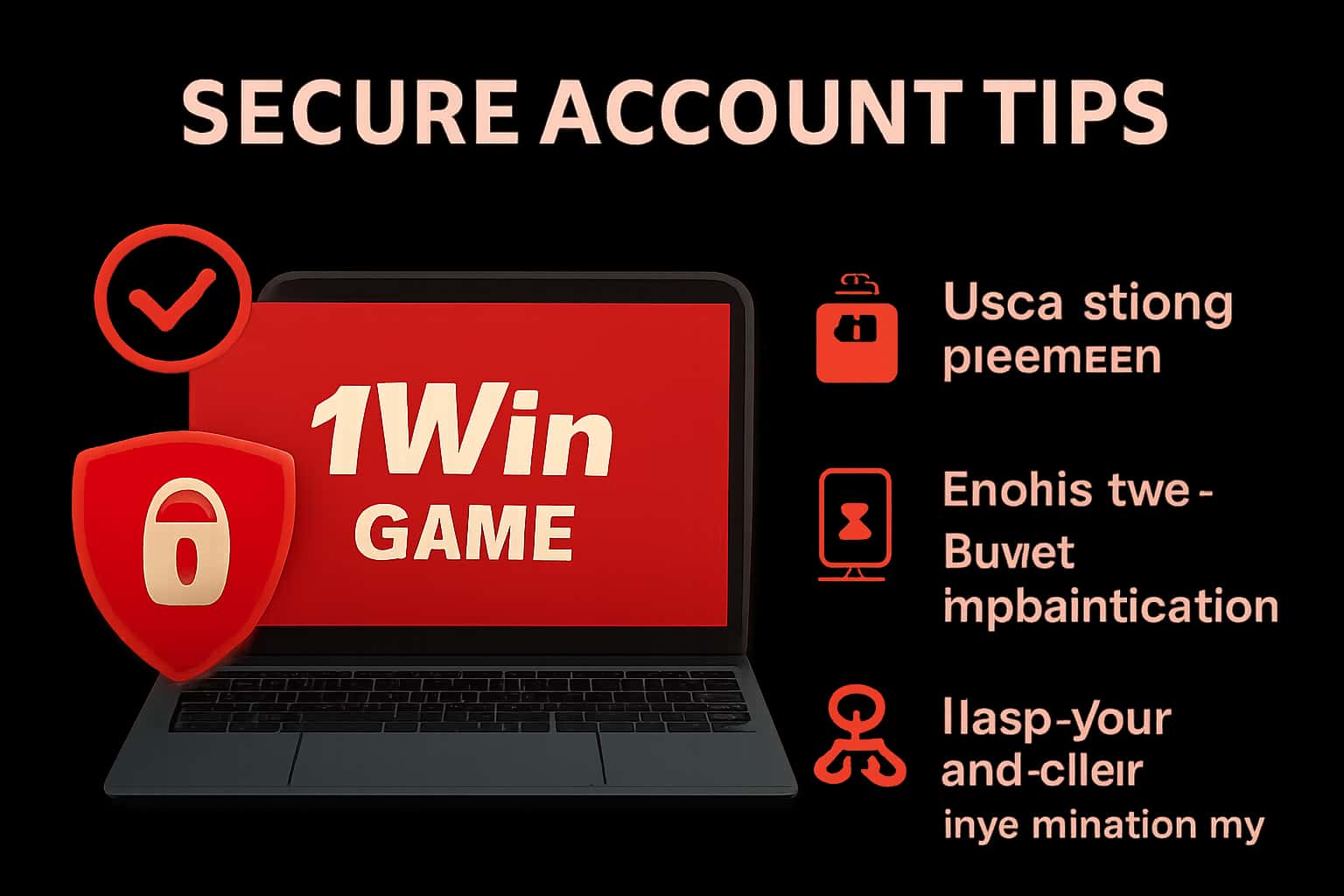 Informative scene about securing a gaming account.